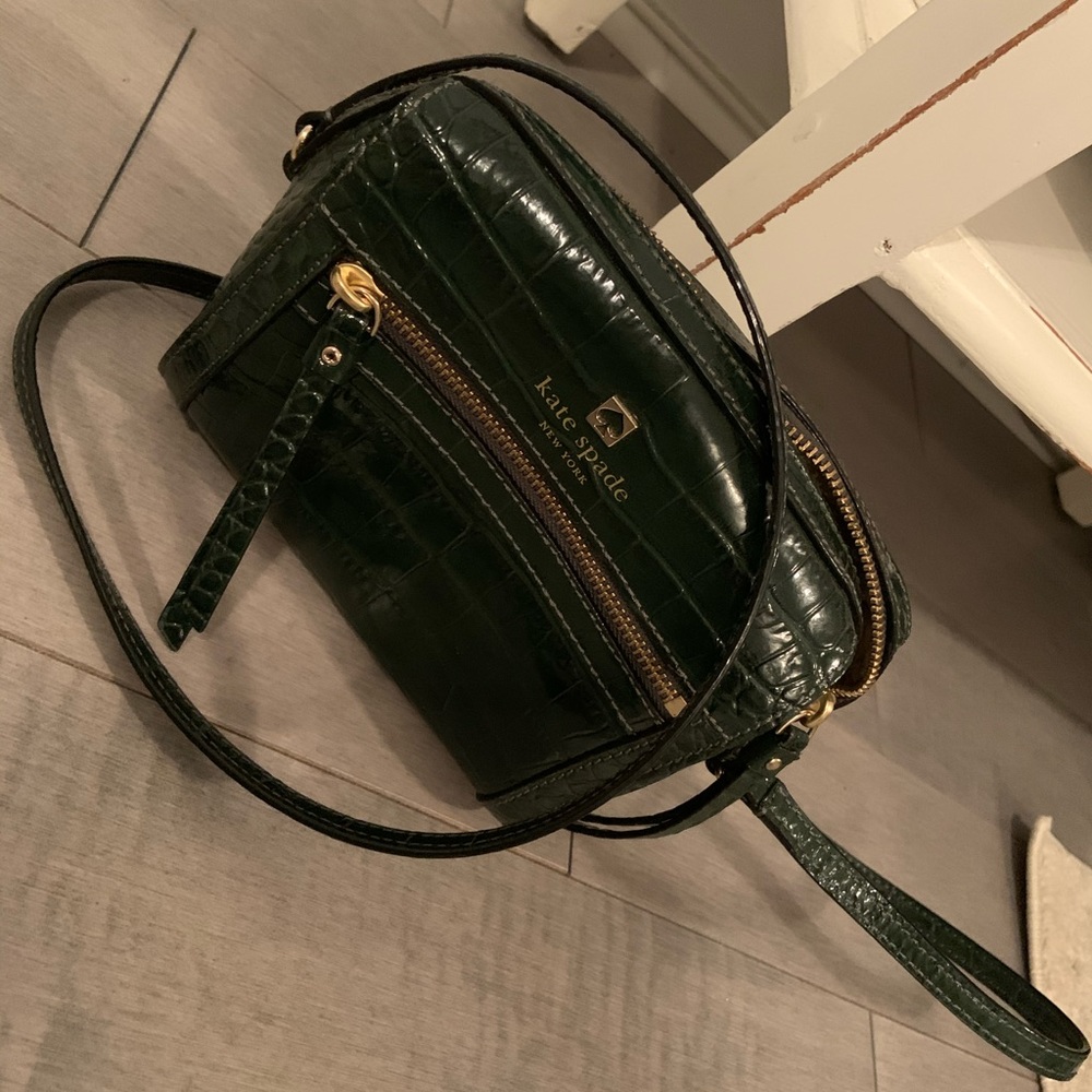 Dark green Kate Spade cross body